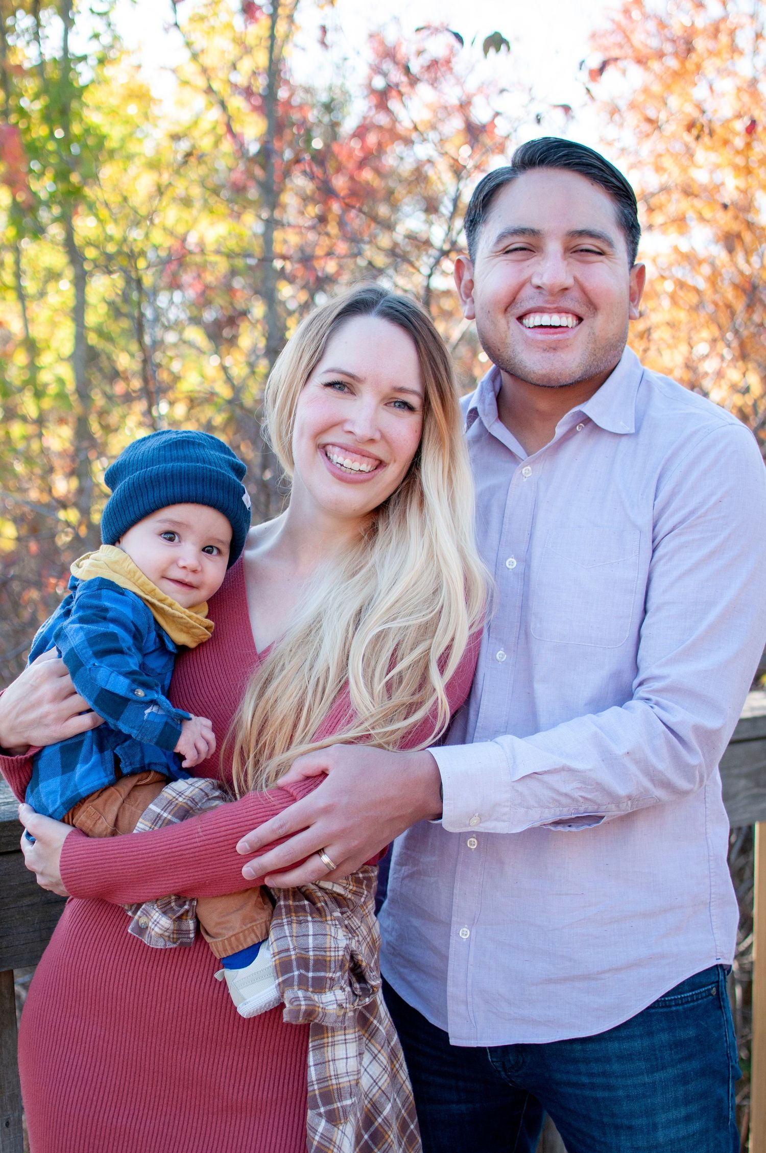 Family fall photo