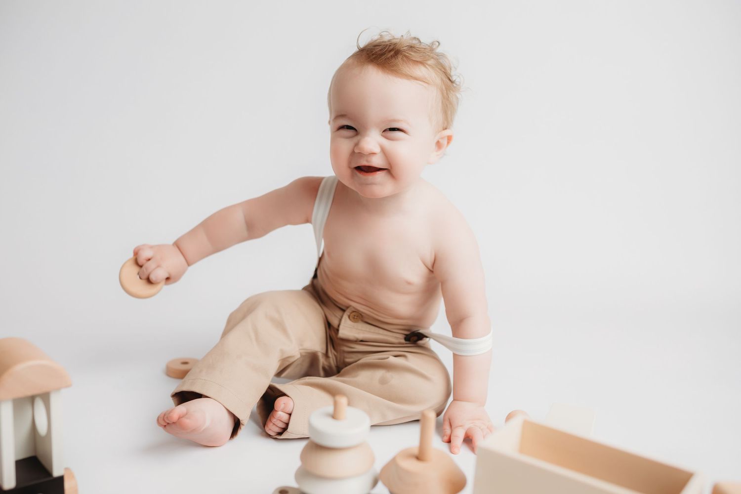 Classic and timeless baby boy first birthday photos in Cullman, Alabama - North Alabama Photographer
