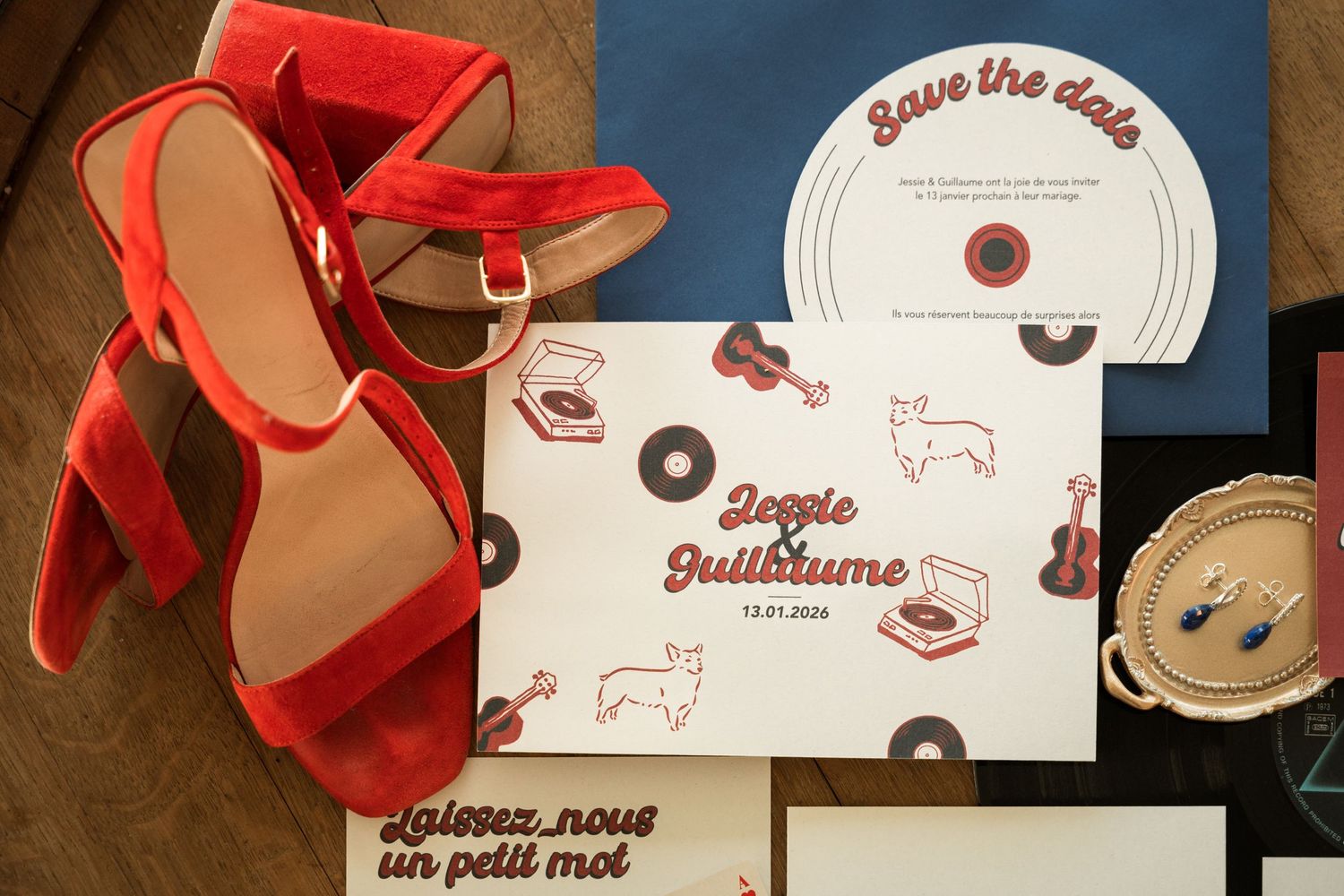 Papeterie de mariage sur mesure par Rousse Graphisme en Alsace