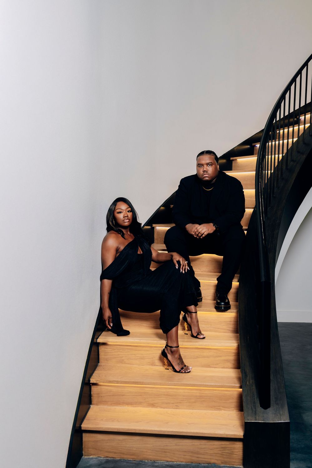 Editorial engagement photo session at Artis Event Center DeSoto TX