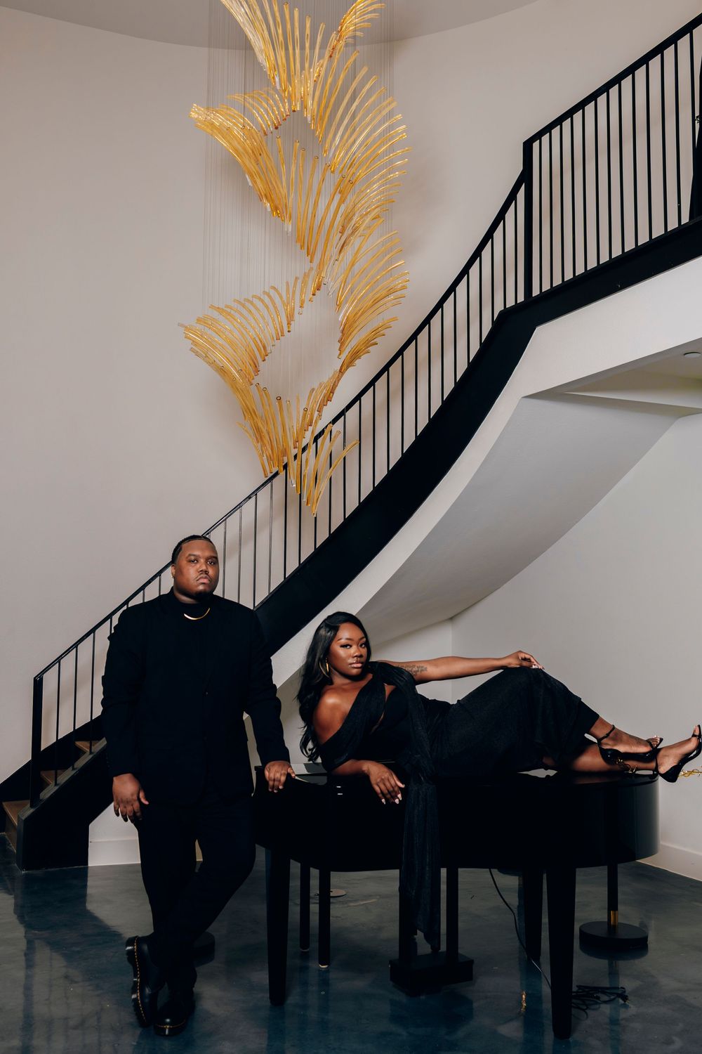 Engagement photos at Artis Event Center DeSoto Texas event venue 75115