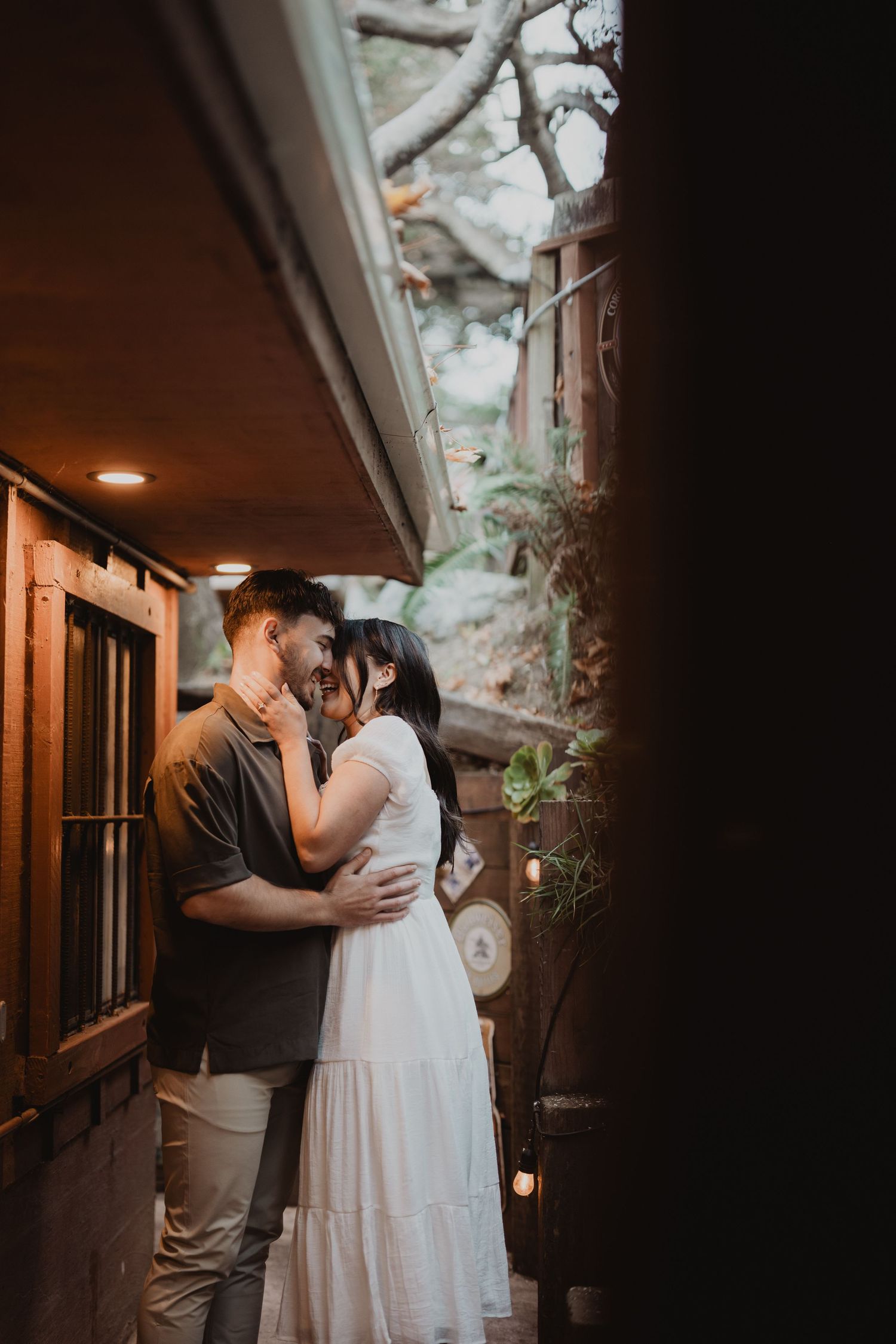 neutrals Engagement Photo Outfits