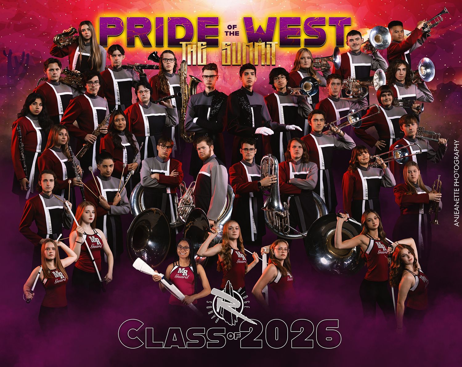 best high school team photo packages in phoenix valley az marching photographer Banners AZMBA Anjeanette Photography
Top 10 best banners