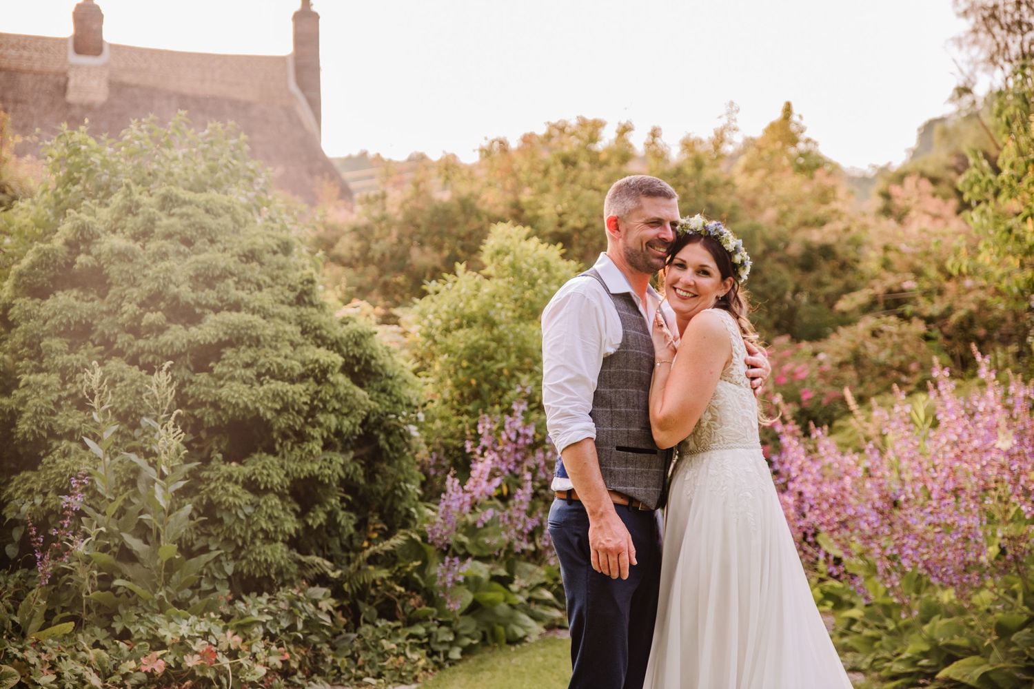 Outdoor wedding venue Dorset. The Gaggle of Geese wedding. Tipi wedding Dorset. Wedding venue near Dorchester. LGBTQ wedding. Sunflower wedd