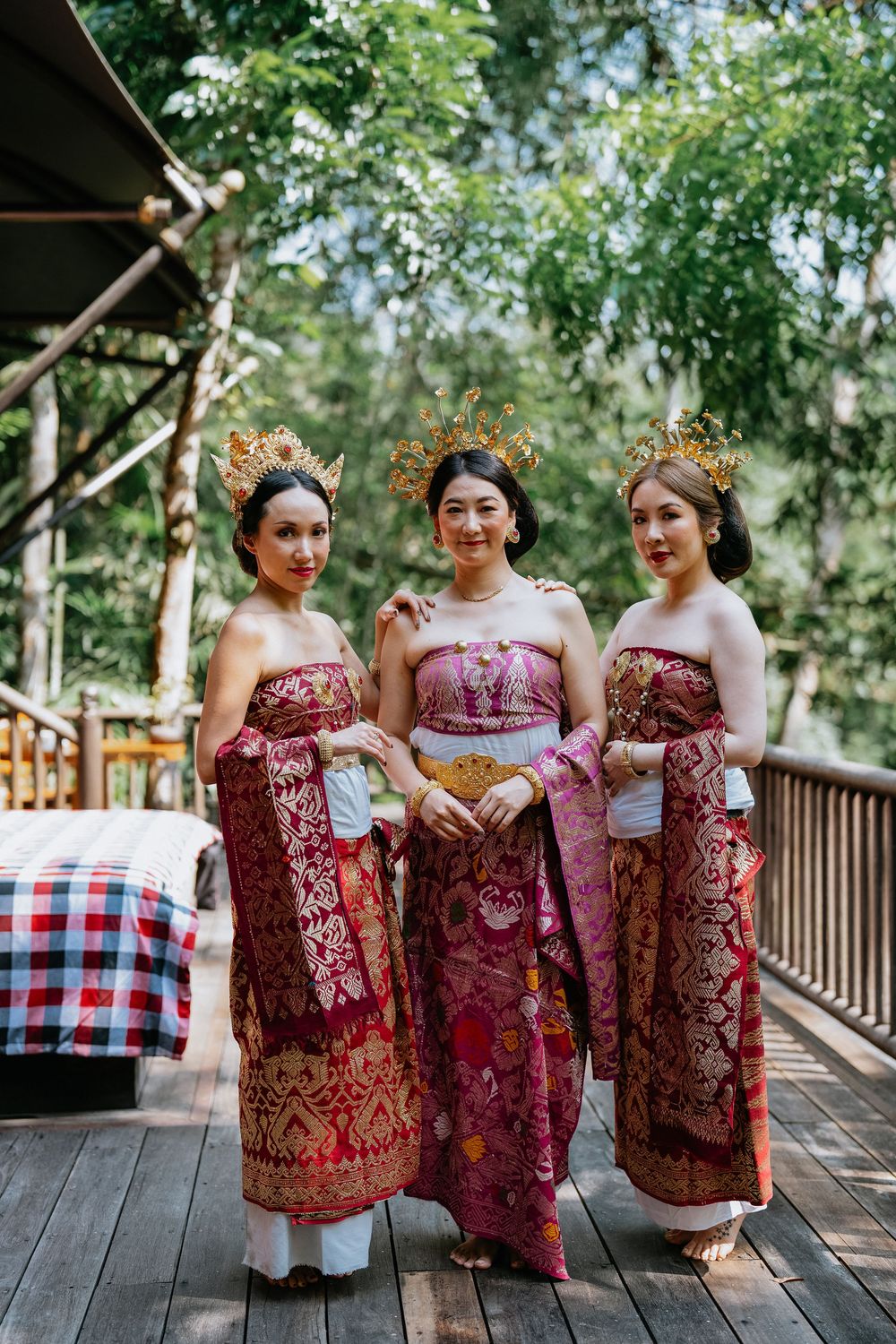 Traditional Balinese costume photography services at Capella Ubud