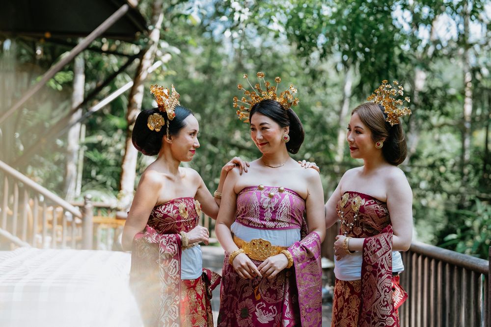 Traditional Balinese costume photography services at Capella Ubud