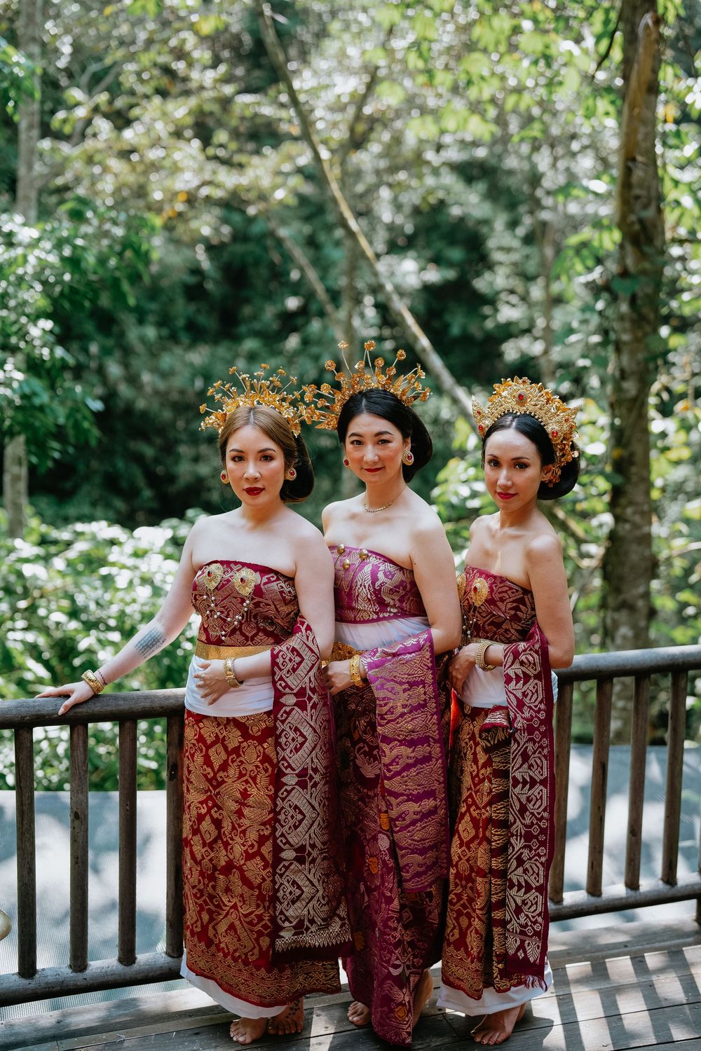 Traditional Balinese costume photography services at Capella Ubud