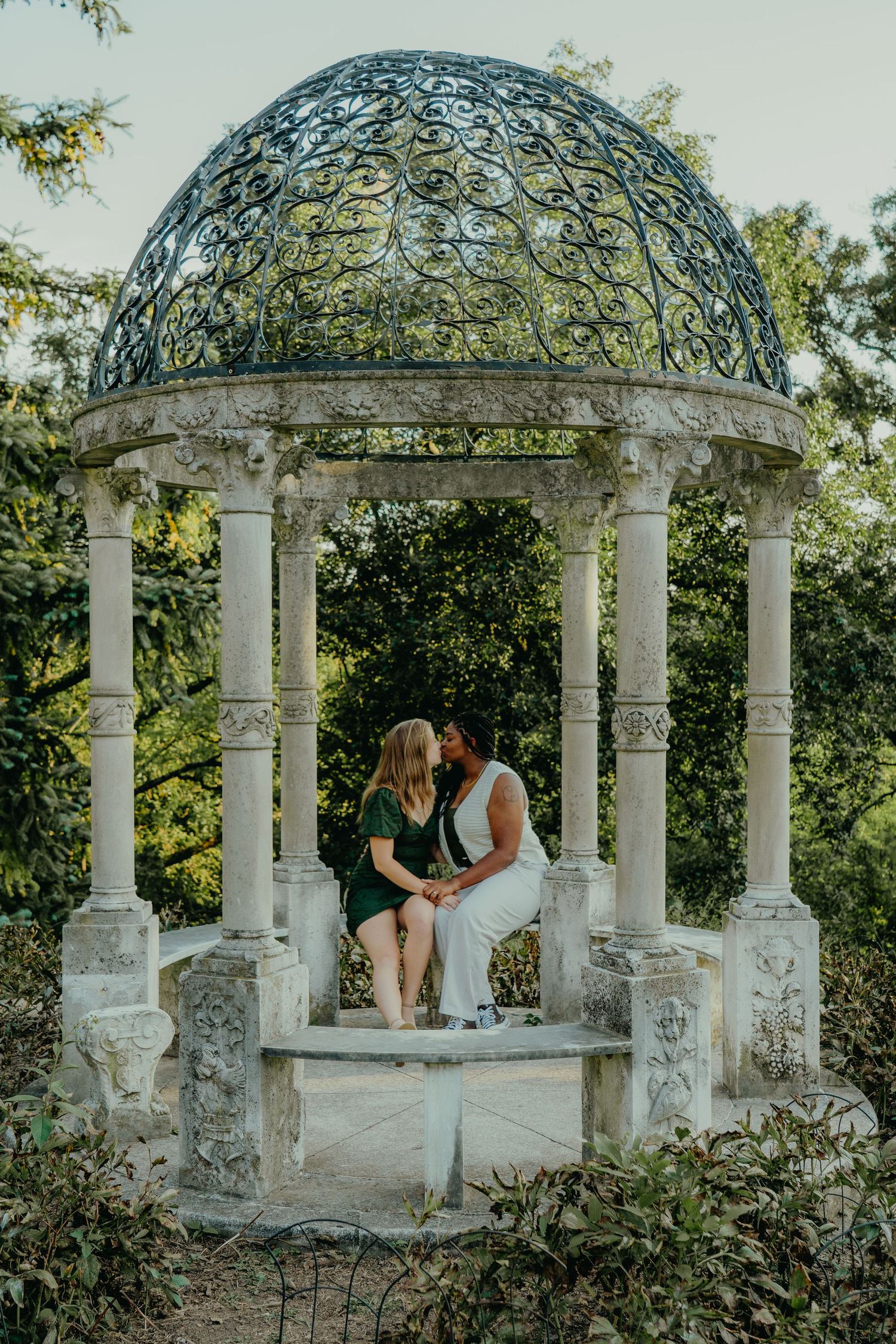 engagement session in Maymont Park in Richmond Virginia