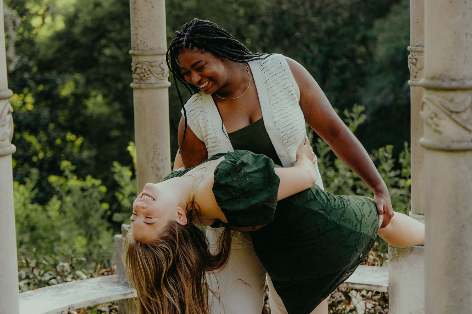 engagement session in Maymont Park in Richmond Virginia