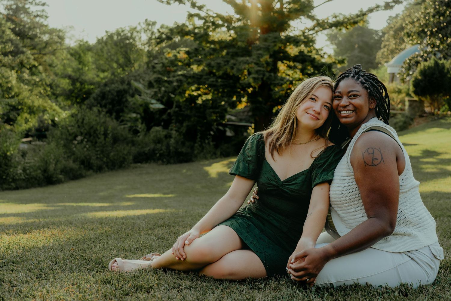 engagement session in Maymont Park in Richmond Virginia