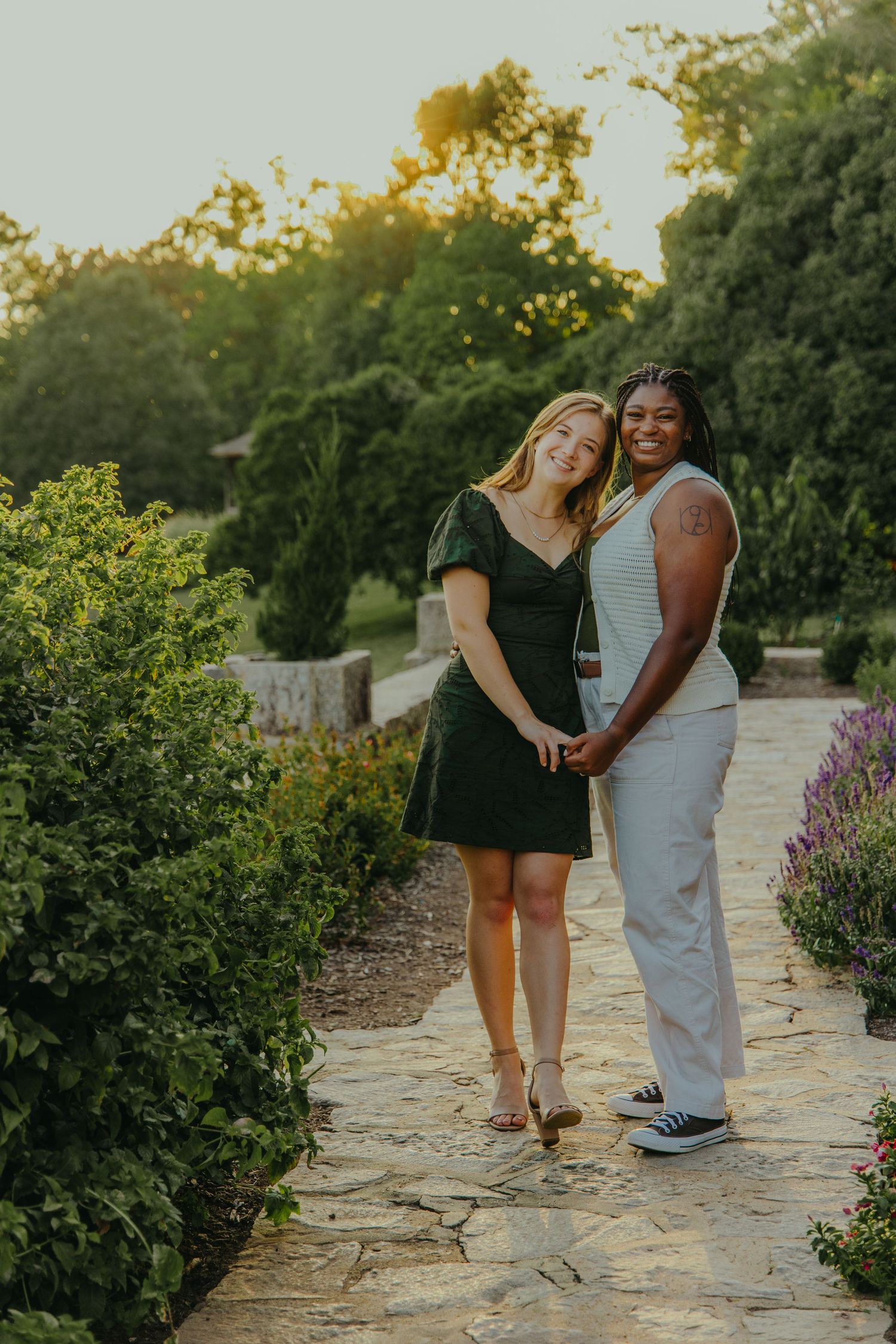 engagement session in Maymont Park in Richmond Virginia