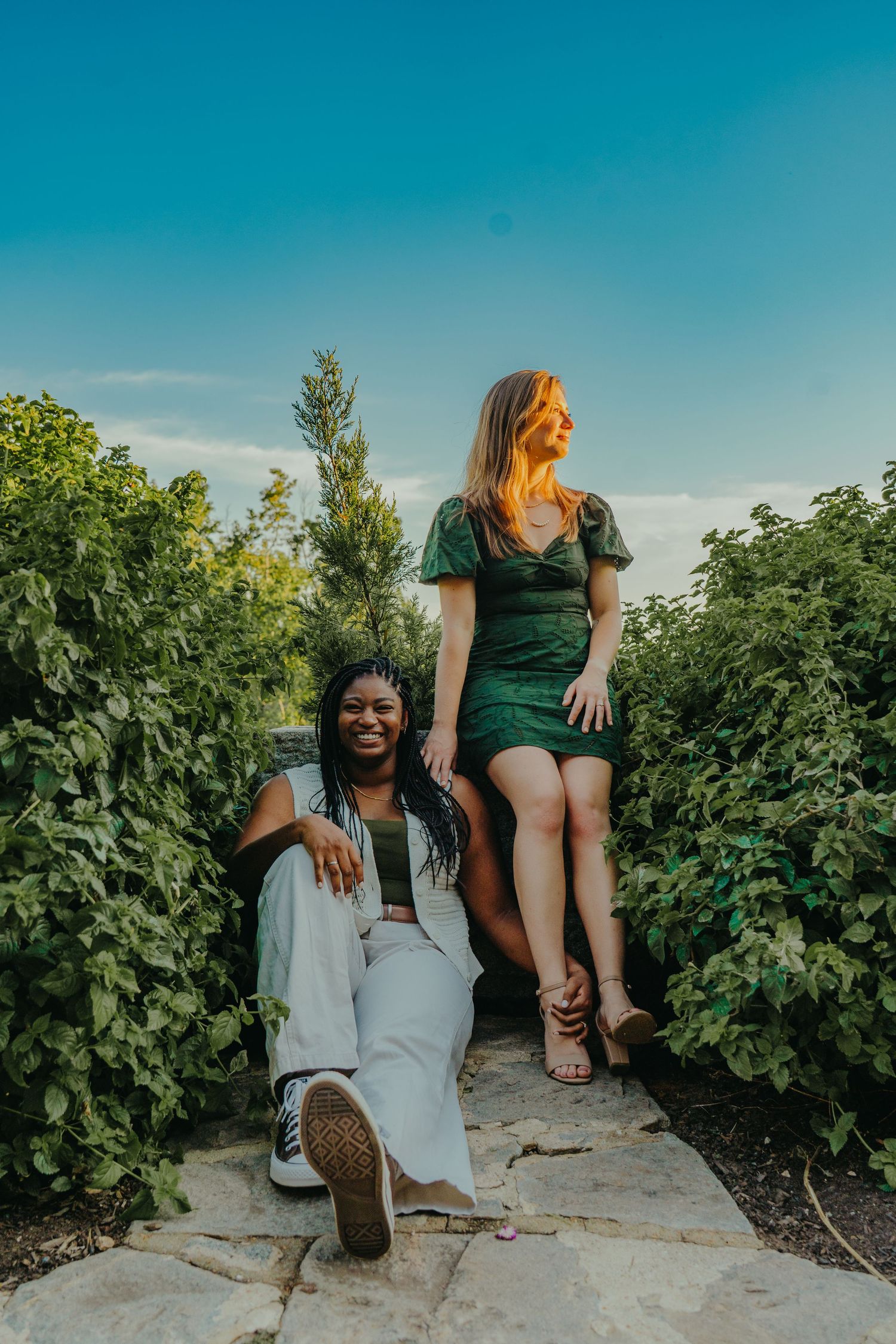 engagement session in Maymont Park in Richmond Virginia