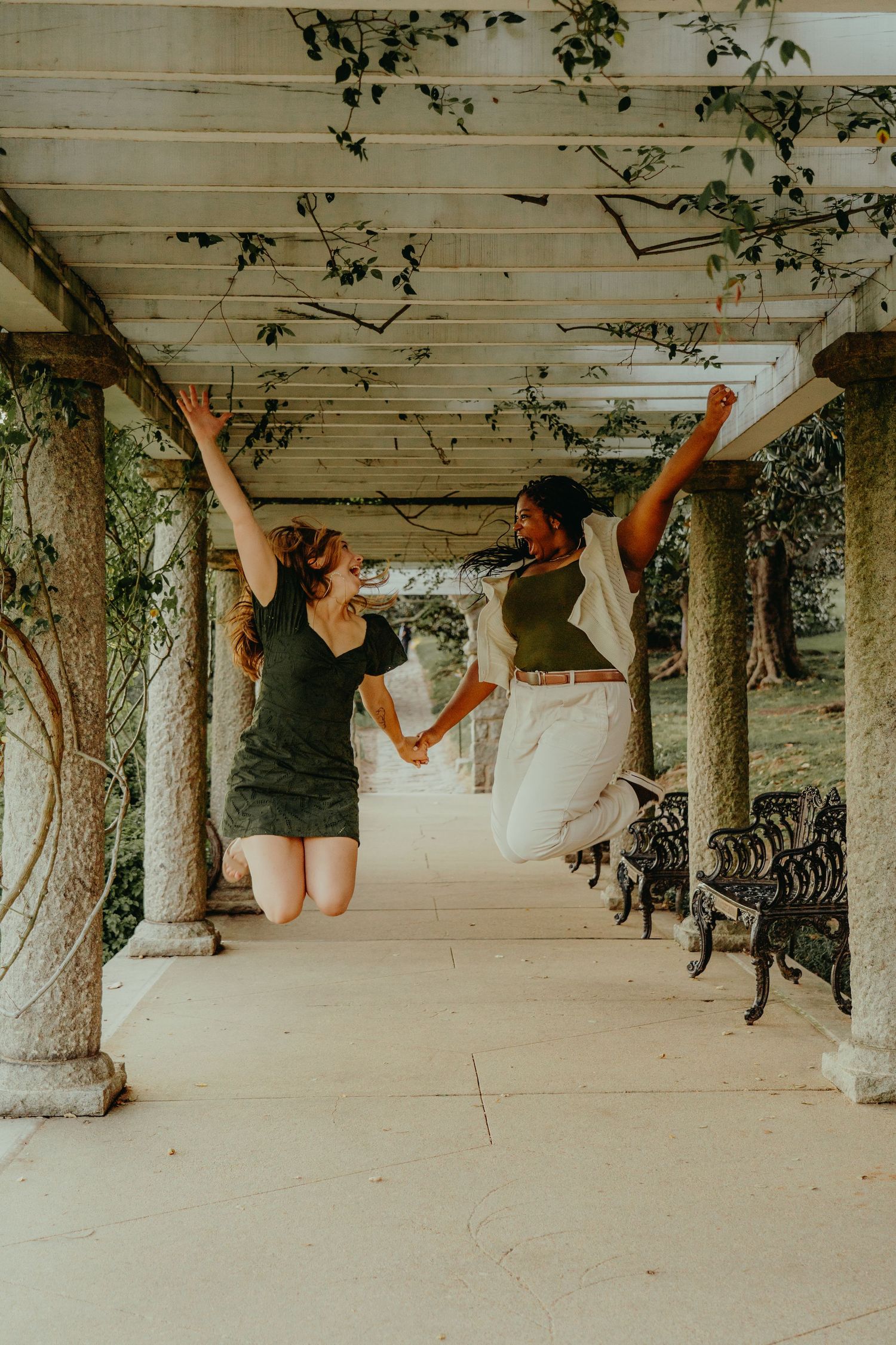 engagement session in Maymont Park in Richmond Virginia