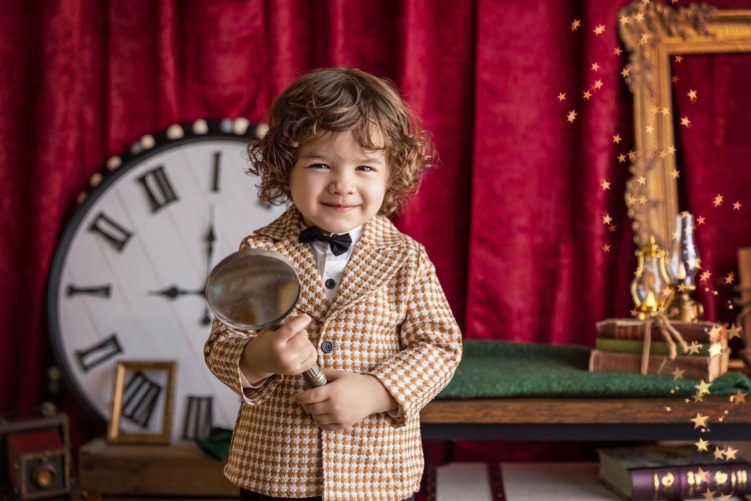 smiling two year old boy in ponce puerto rico, Photography studio using natural light