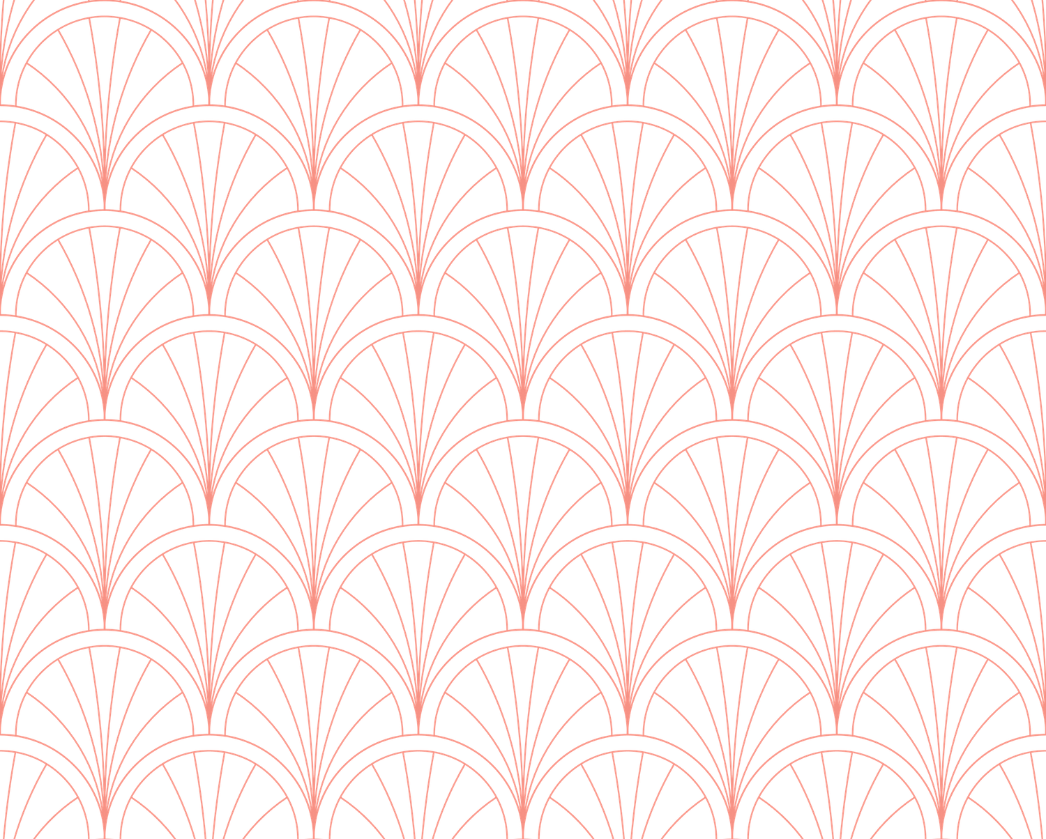 Art Deco-inspired pattern in pink with no background.