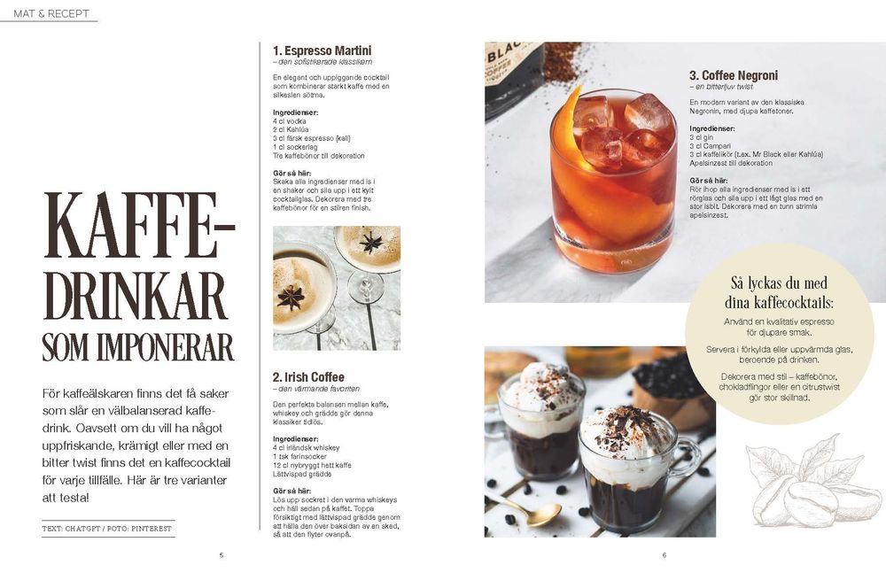 Exempel på tidningslayout