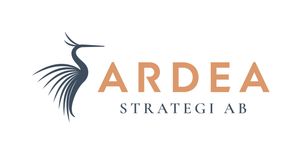 Exempel på grafisk design av Storm Design & Foto Logotyp Ardea Strategi
