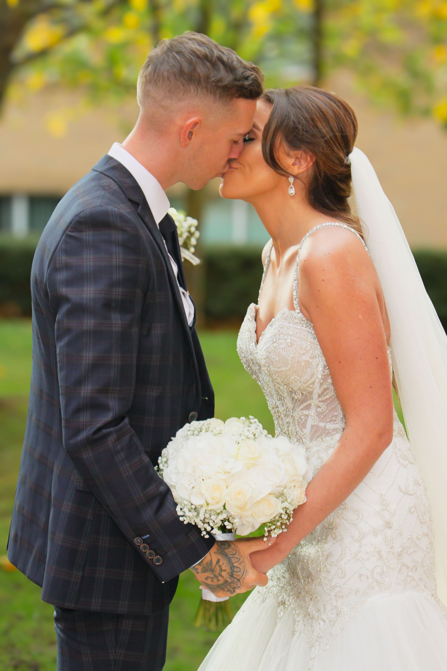 Wedding ceremony at Cheadle House in Cheadle Royal Business Park, Greater Manchester
