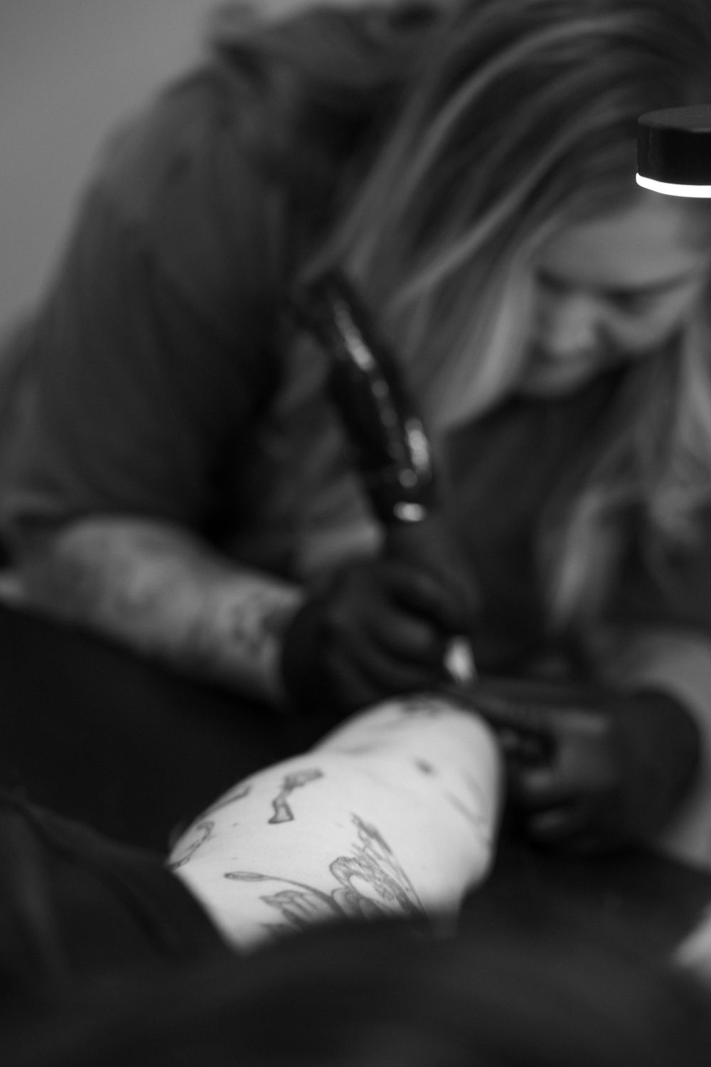 Tattoo portait branding photography session in SLC, UT.