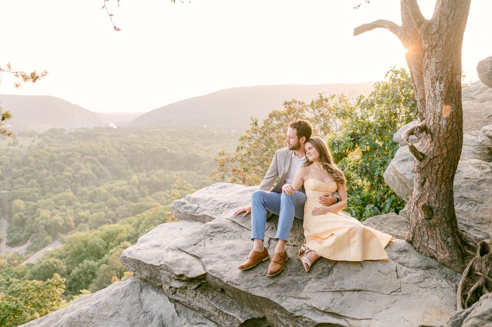 Weverton Cliffs Engagement Picture