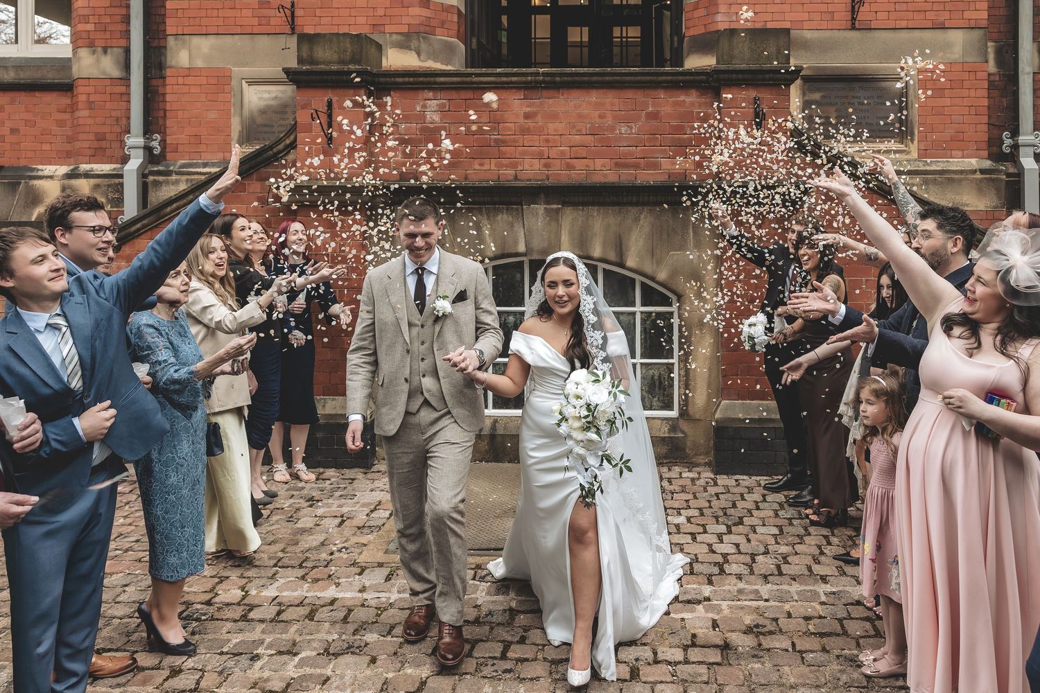 Relaxed wedding photography real moments Pumping House venue.