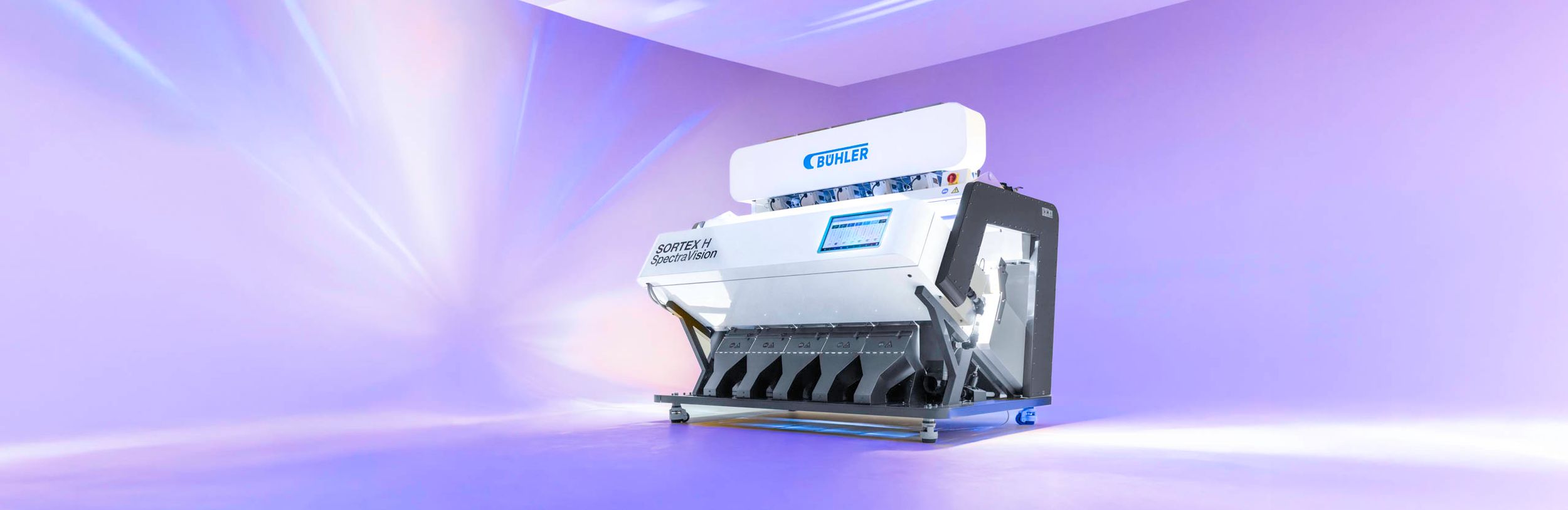Buhler Sortex industrial sorting machine photography -1