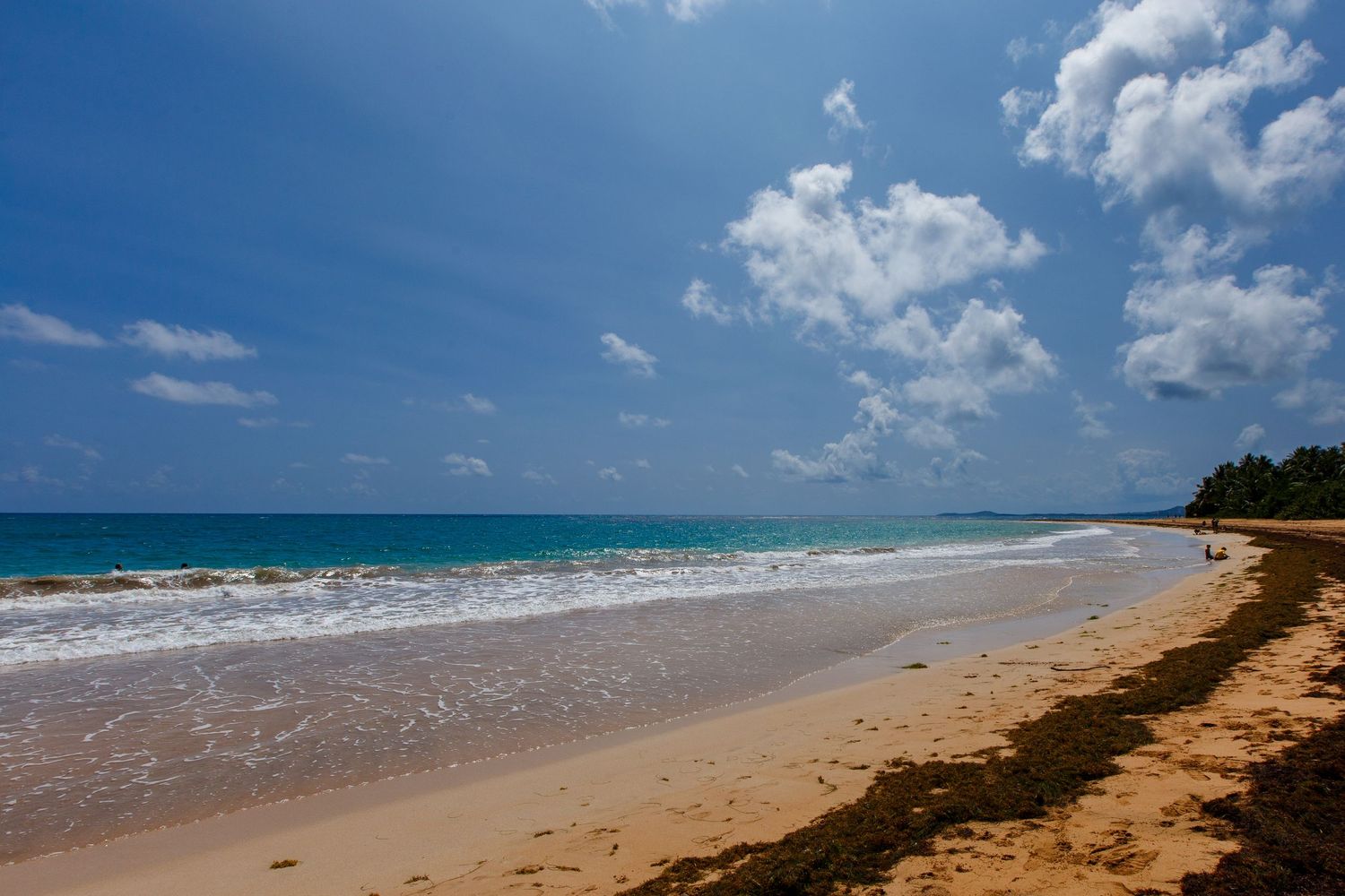 Real estate photography. Beach view. Short-term rental in Playa Azul Tower 1 in Luquillo, Puerto Rico.