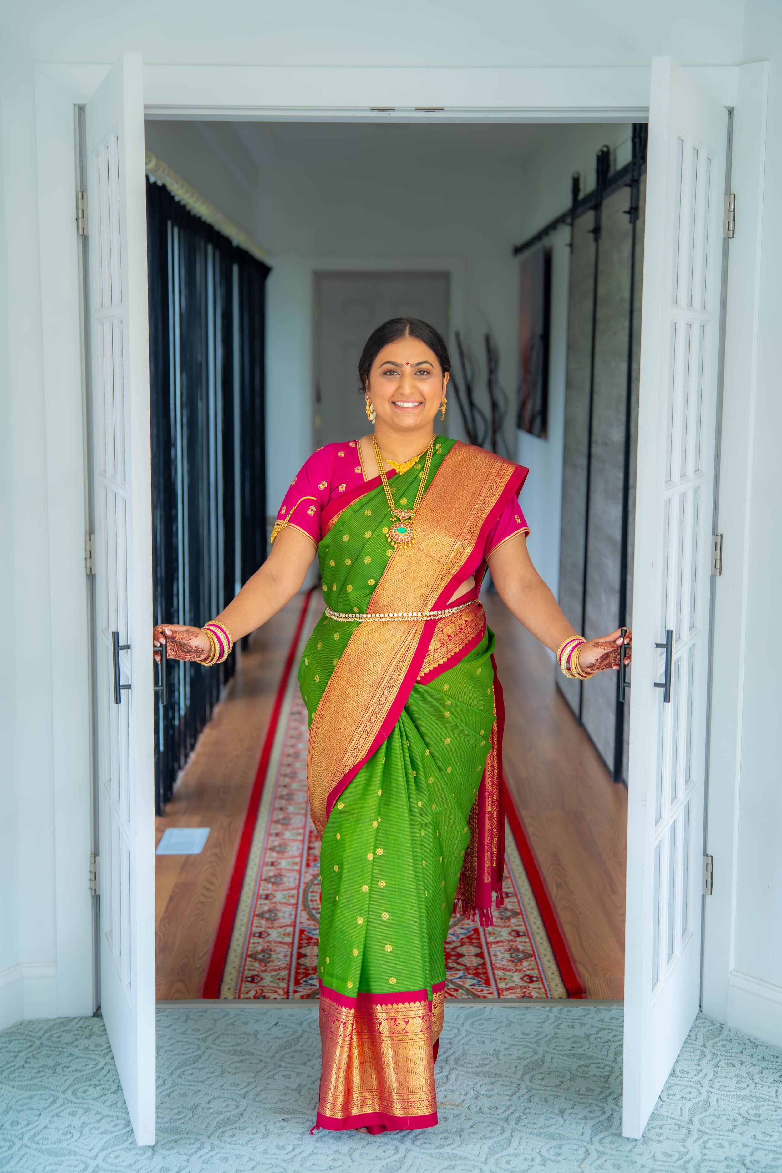 Traditional Indian sari. Nischitartham Quad Cities Photography