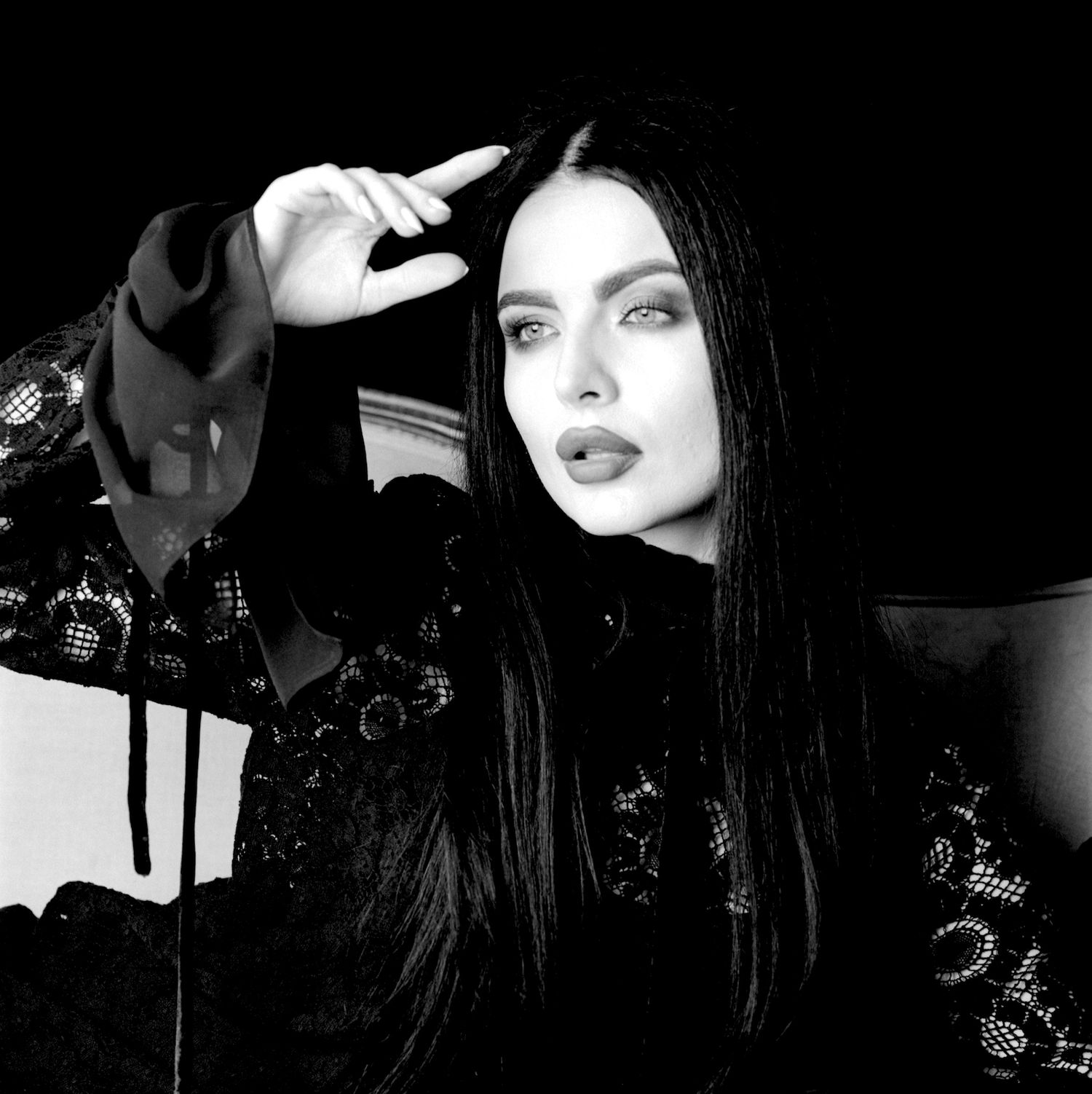Marita Volodina photographed wearing clothing by Beautiful Creatures