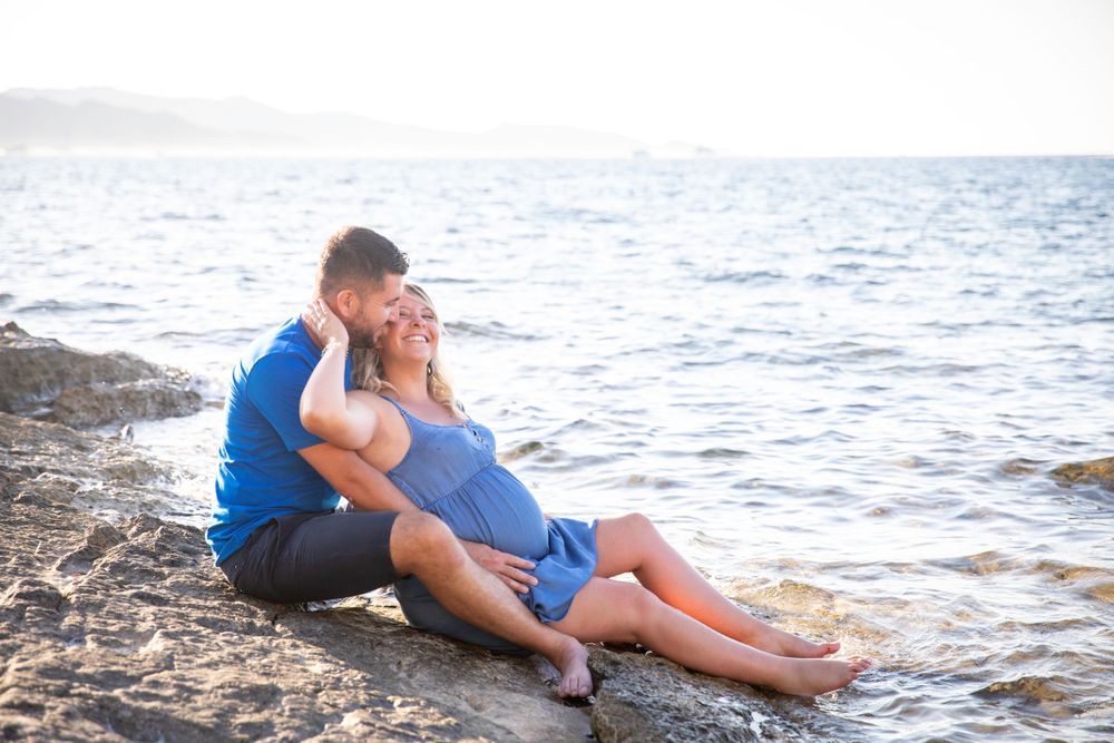 séance photo grossesse famille couple extérieur plage photographe Corse Venzolasca Bastia Borgo Folelli Moriani Cap Ile Rousse Saint Florent