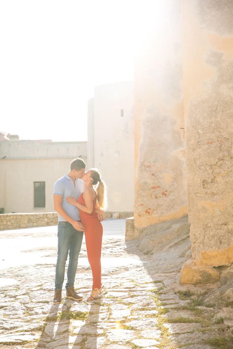 séance photo couple engagement extérieur plage photographe Corse Venzolasca Bastia Borgo Folelli Biguglia Furiani Vescovato Moriani Cap