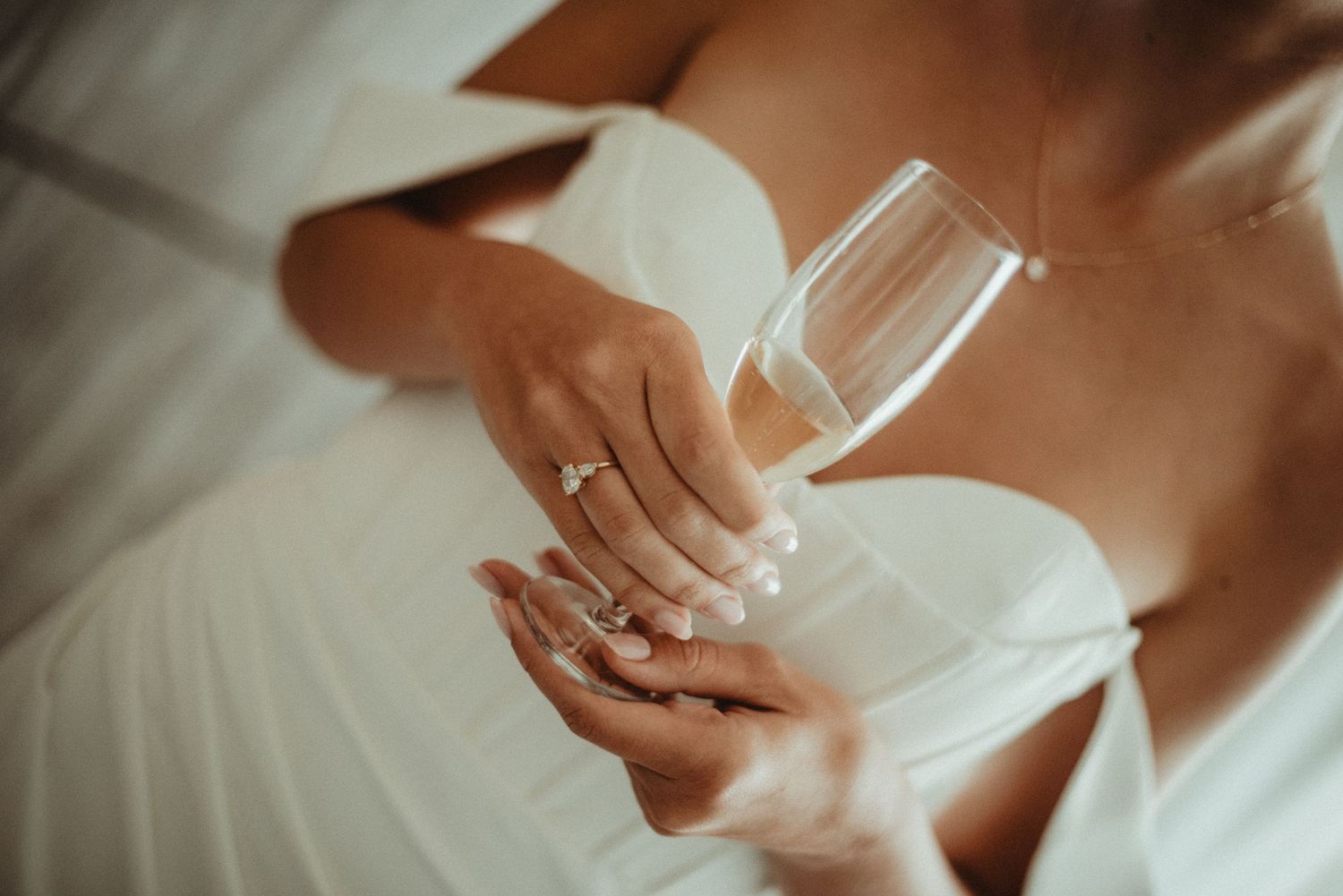 A hands-only montage shows preparation and nutritional supplement powder being mixed in a glass with milk and water.
