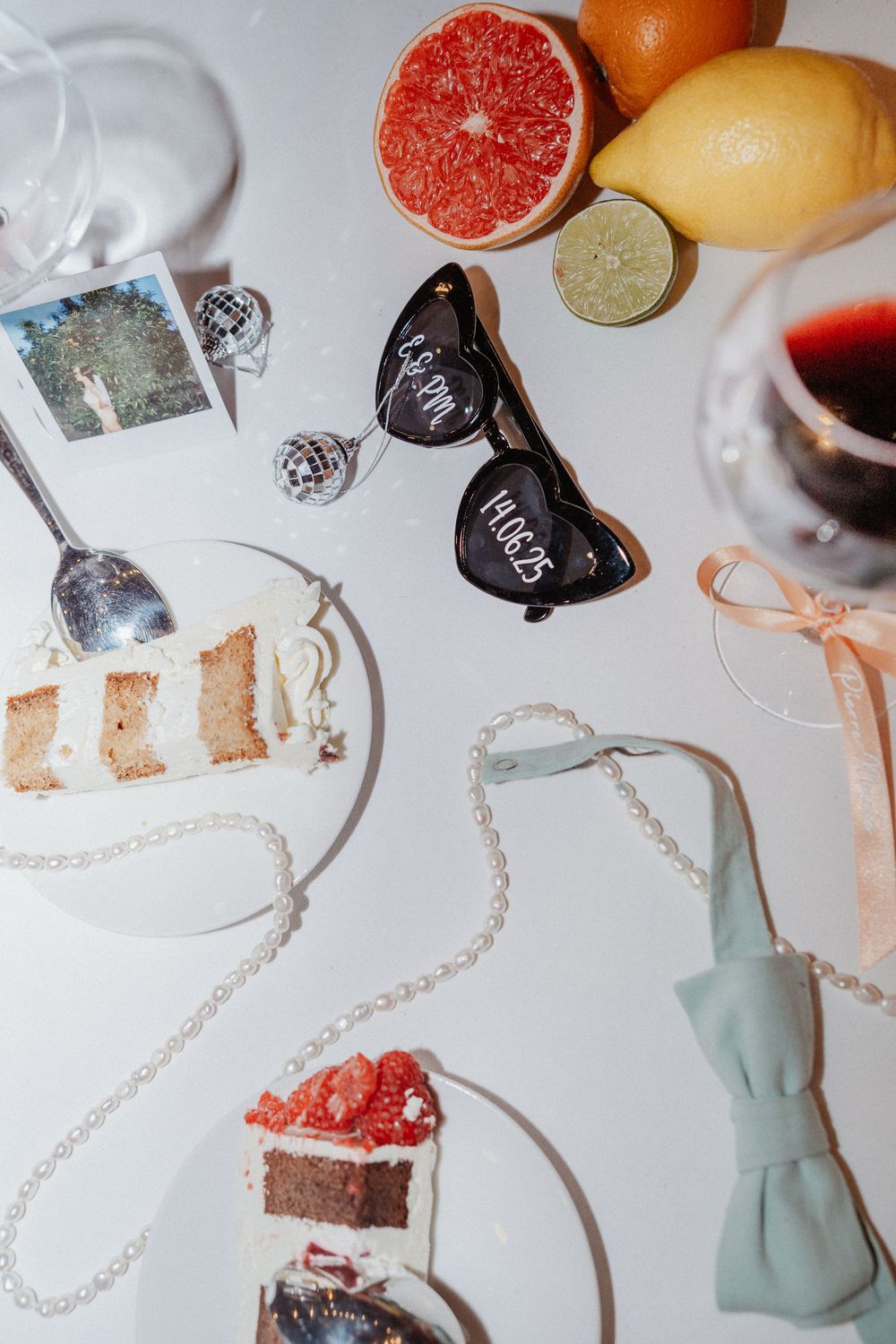 flatlay de nuit avec flash