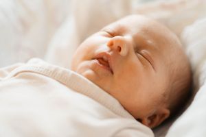 Baby face newborn