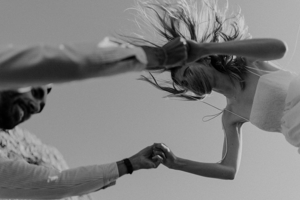 elopement in portugal couple movement hands
