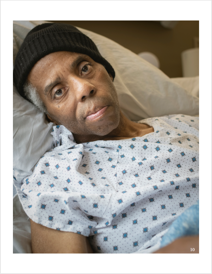 a father in hospice care