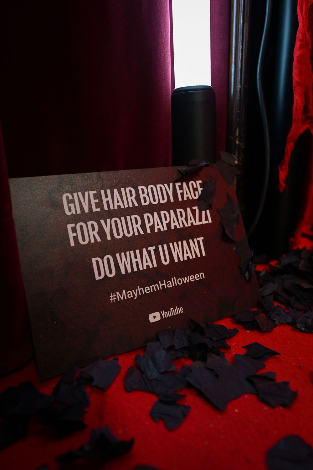 GlamBot expirience at the YouTube x Lady Gaga Mayhem Halloween Party – La Paloma Barcelona 2025