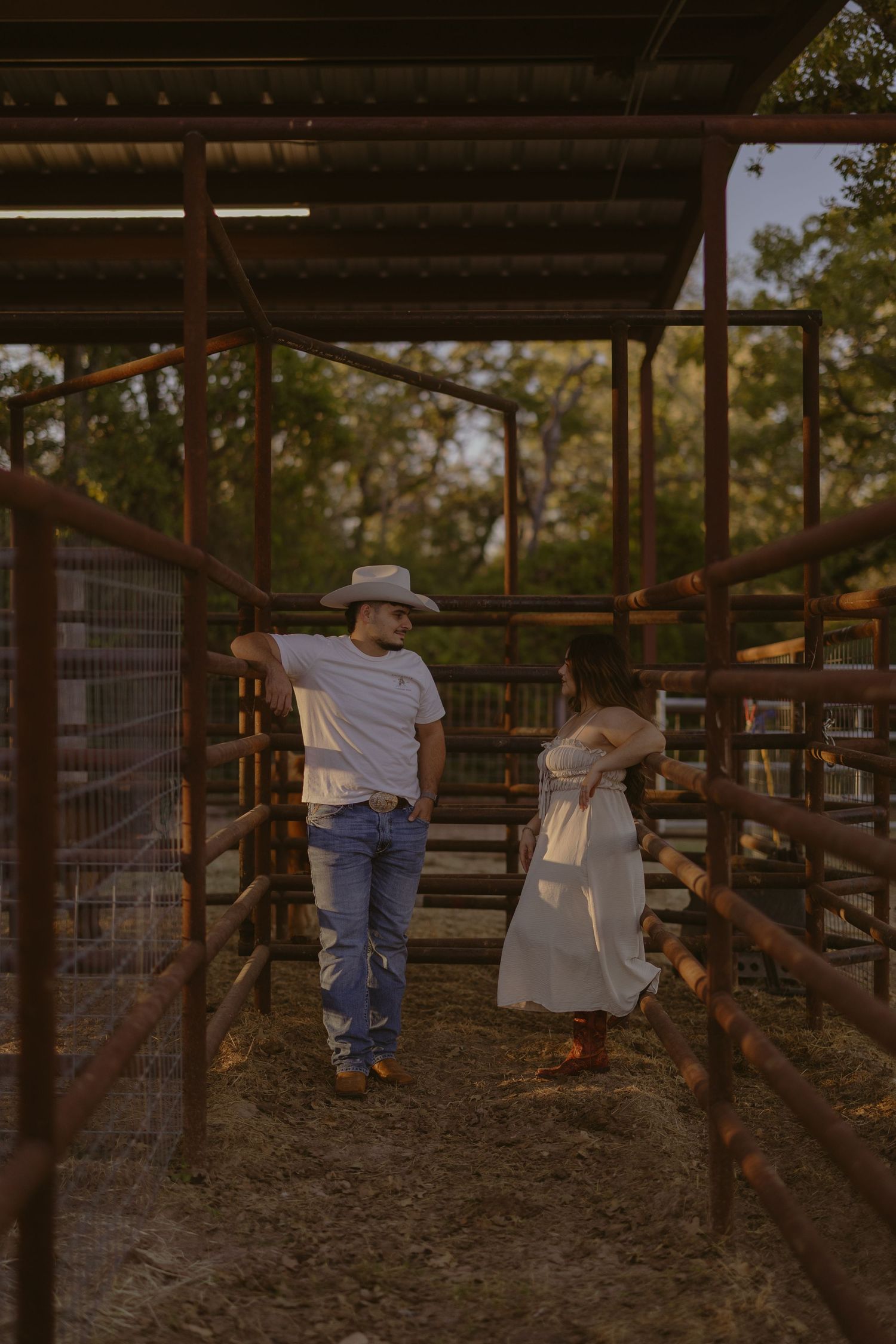 western, couple, rustic, model, Storytelling photography capturing natural connection by Sydney Romero, La Grange TX photographer