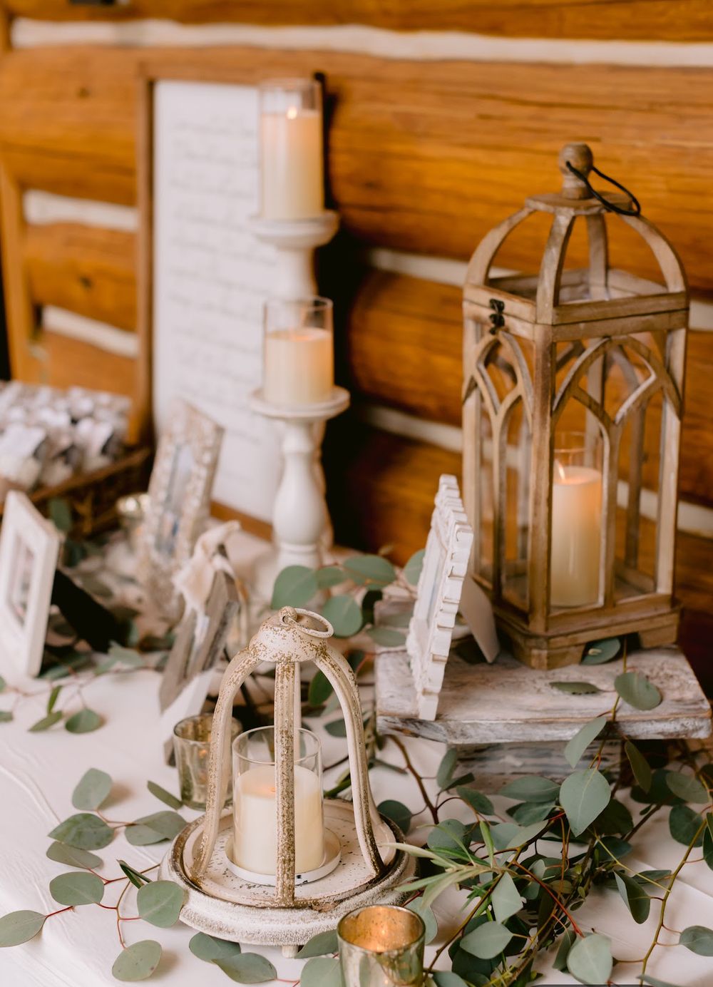 Wedding ceremony decor styled