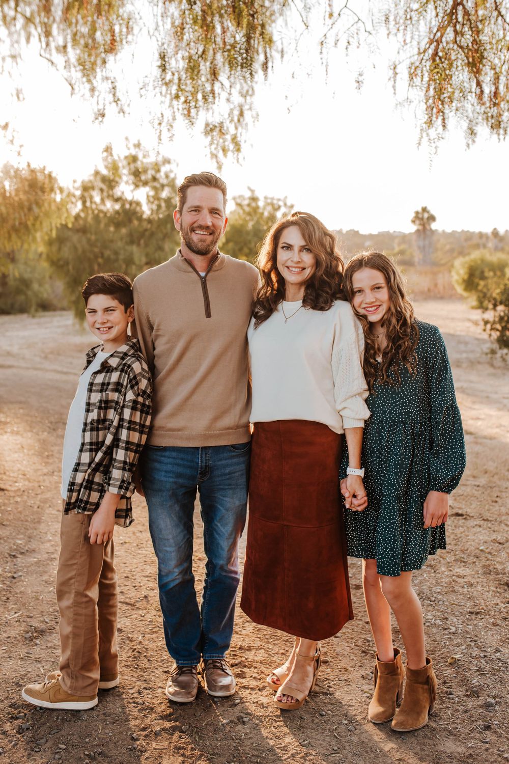 San Diego family photographer, family photographer, family nature photoshoot