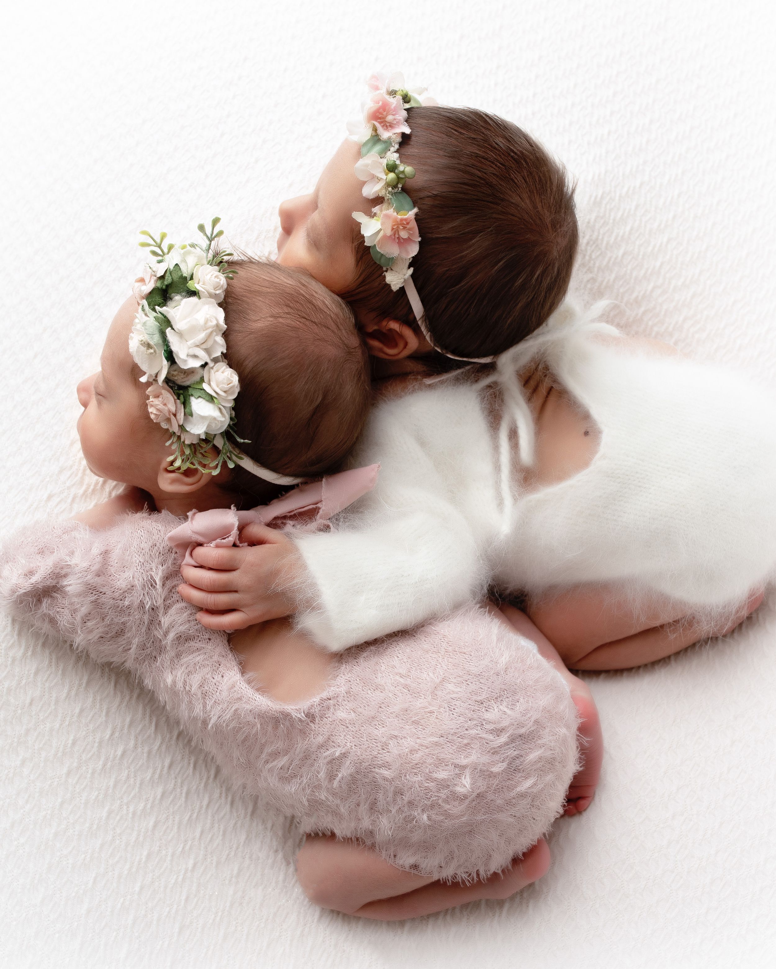 twin newborn session