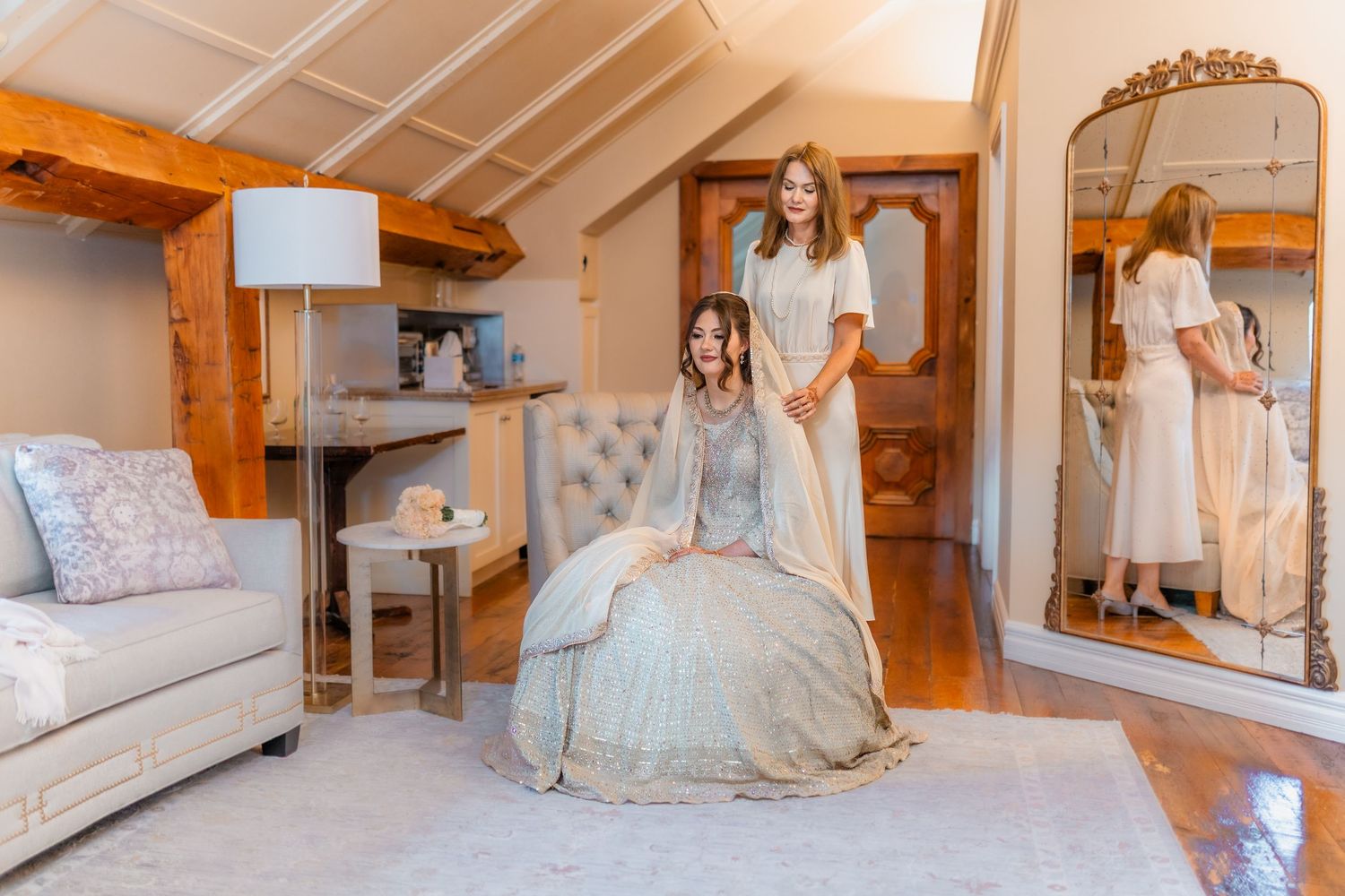 Ancaster Mill Bridal getting ready photos