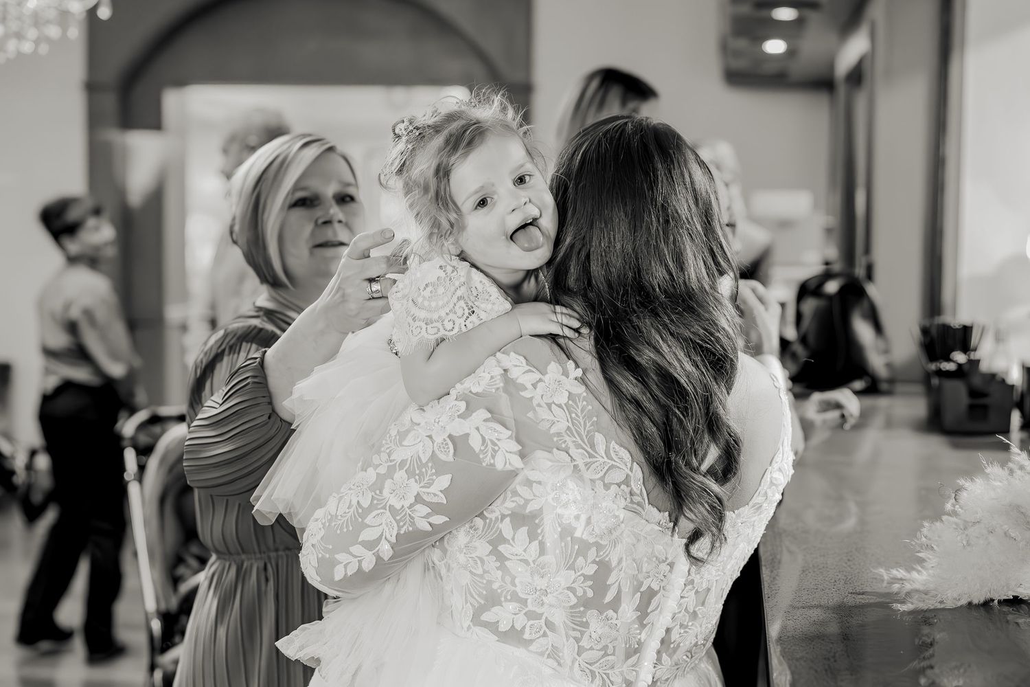 Natural unobtrusive moments on a wedding day.
