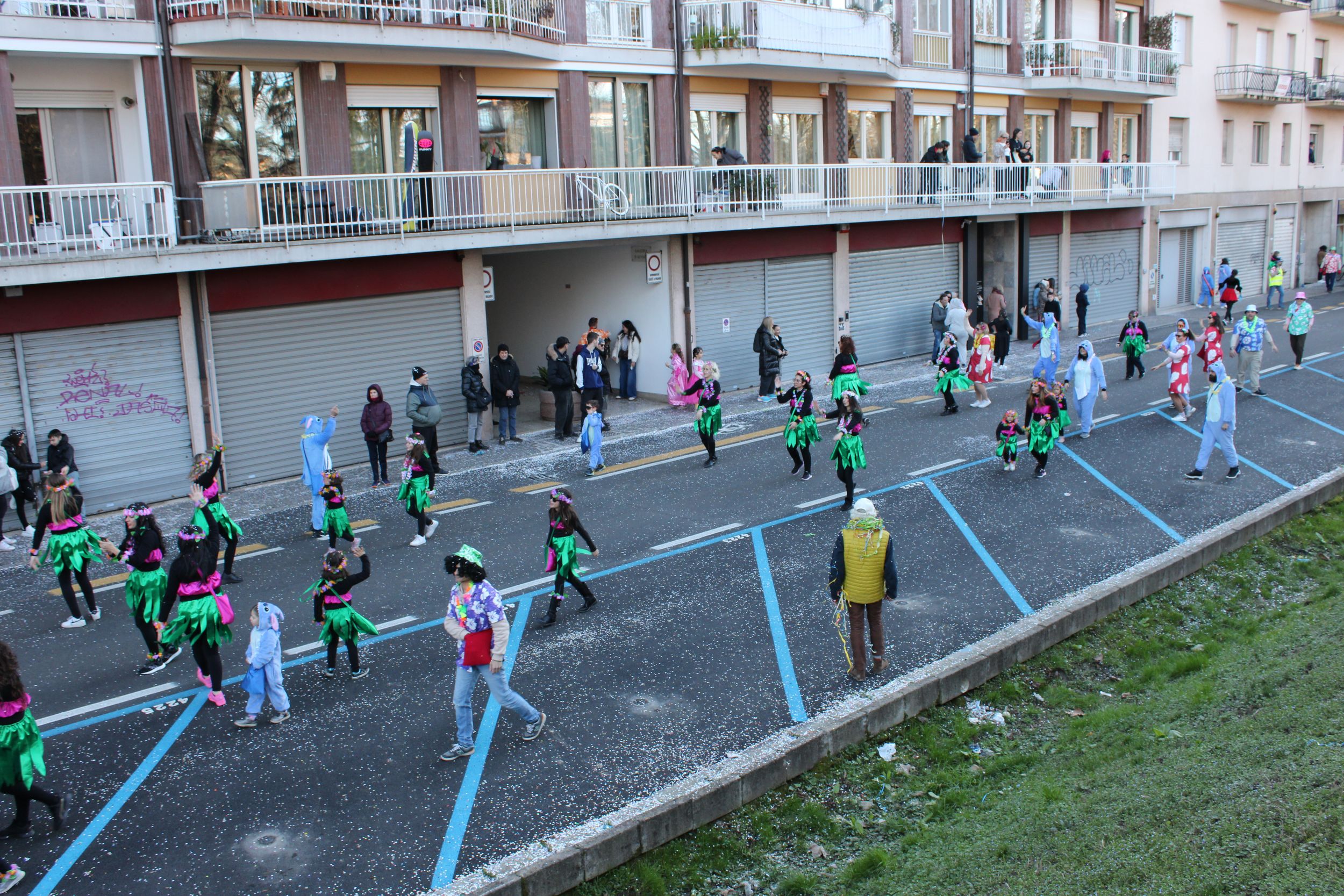 Treviso Carnival Parade 2026. The San Giuseppe Youth Group of Treviso with the show “Lillo and Stitch”.