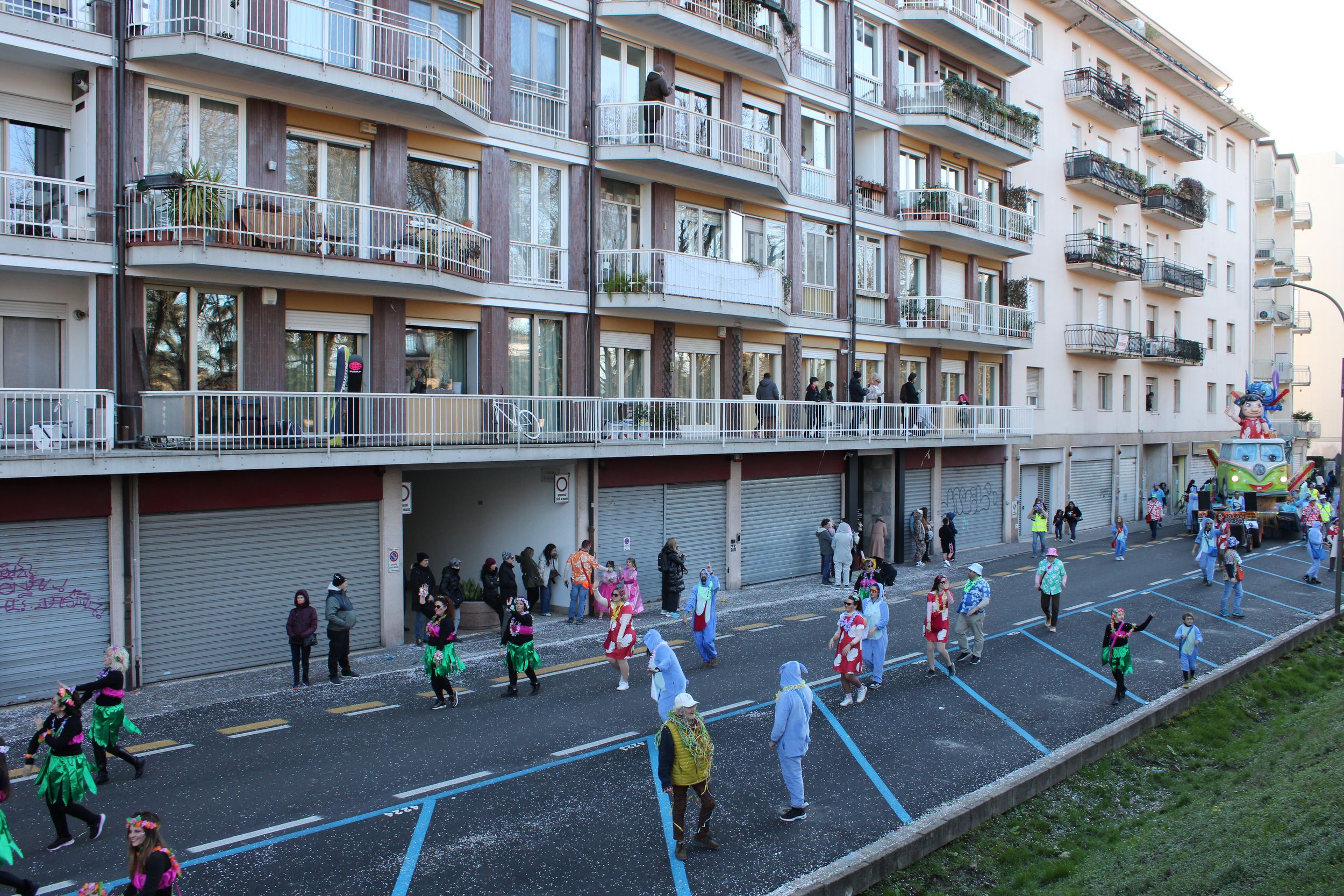 Treviso Carnival Parade 2026. The San Giuseppe Youth Group of Treviso with the show “Lillo and Stitch”.