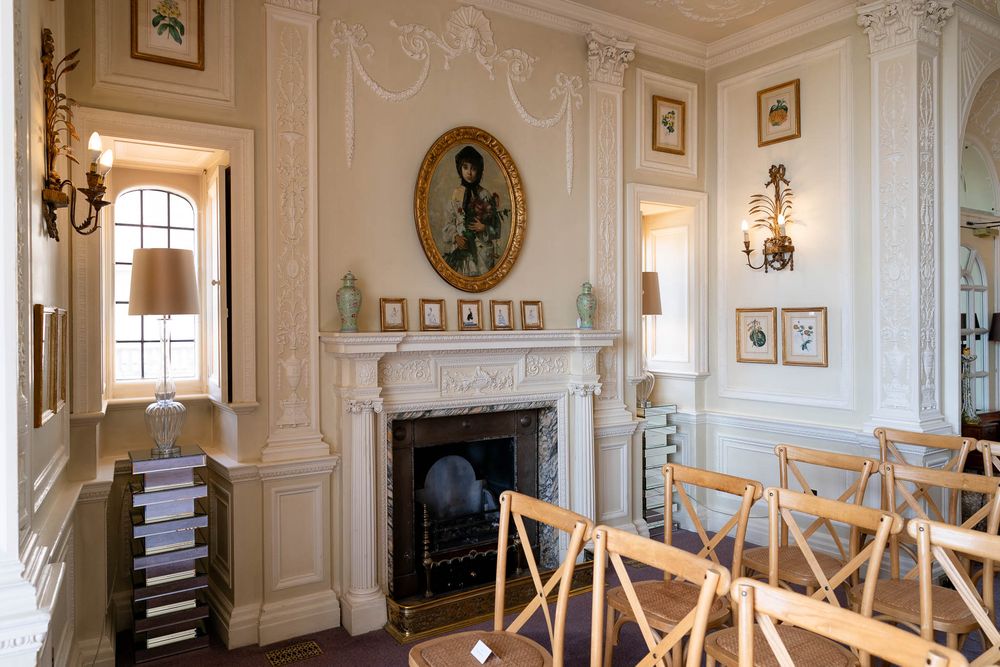 Ceremony room at Bovey Castle on Dartmoor