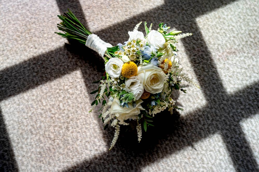 Wedding bouquet at Bovey Castle Dartmoor Wedding