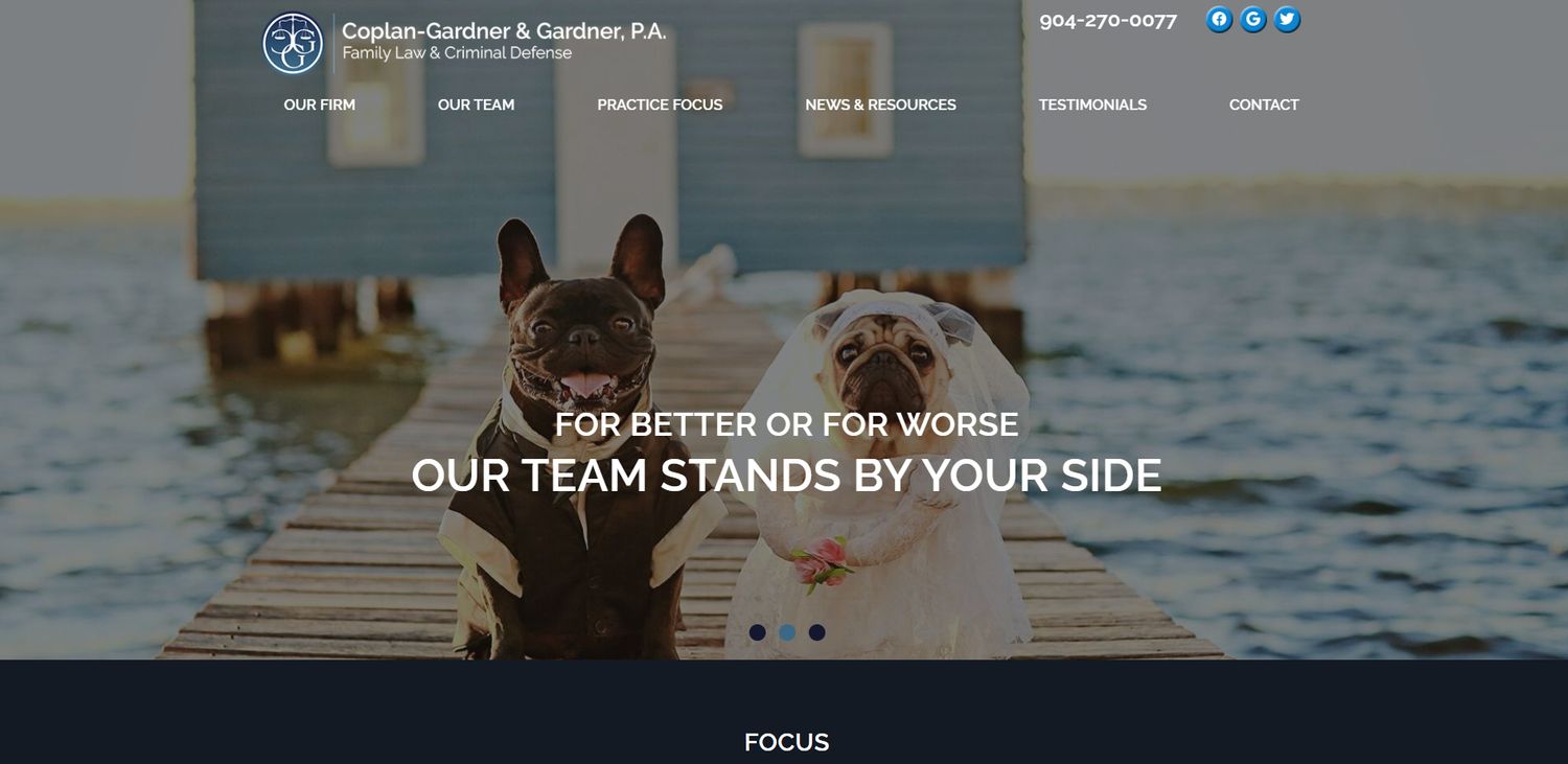 Photography purchased by lawyers to display a dog couple getting married on their website