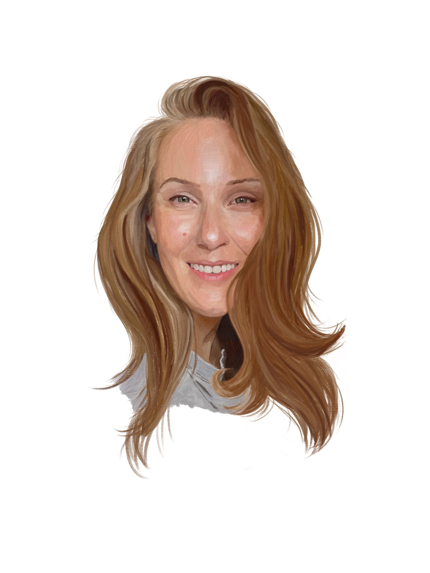 Digital painting of Stacy by Stacy