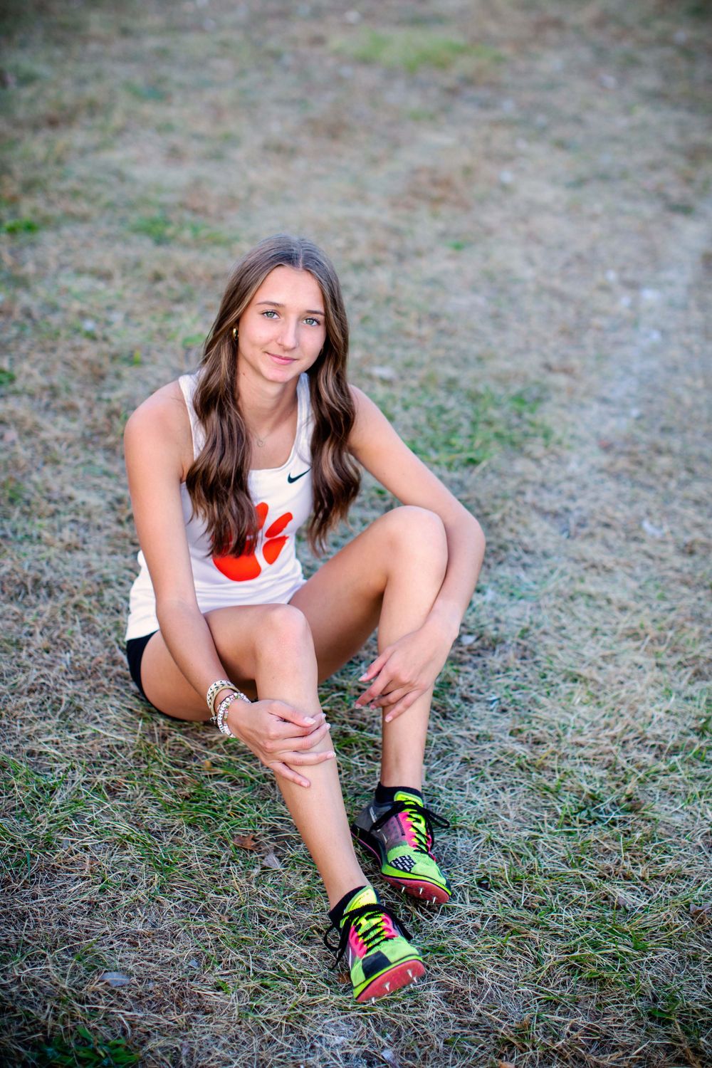Brighton senior photographer cross country senior photos Hudson Mills Metropark Michigan athlete portrait